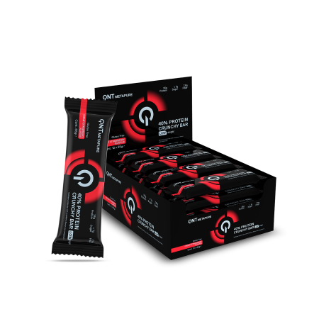 40% Barre Protéinée Crunchy -12 x 65 g - Nutridiet