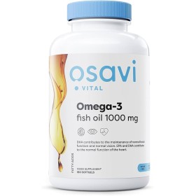 Huile de poisson Oméga-3 1000 mg - 60 capsules molles