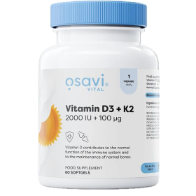 Vitamine D3 + K2® - 60 capsules molles