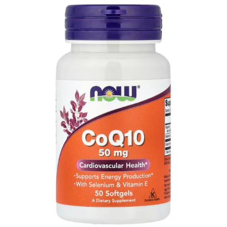 CoQ10 avec sélénium et vitamine E 50 mg – 50 capsules molles